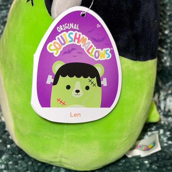 NWT Squishmallow Limited Edition Halloween Frankenbear LEN - Picture 3 of 4